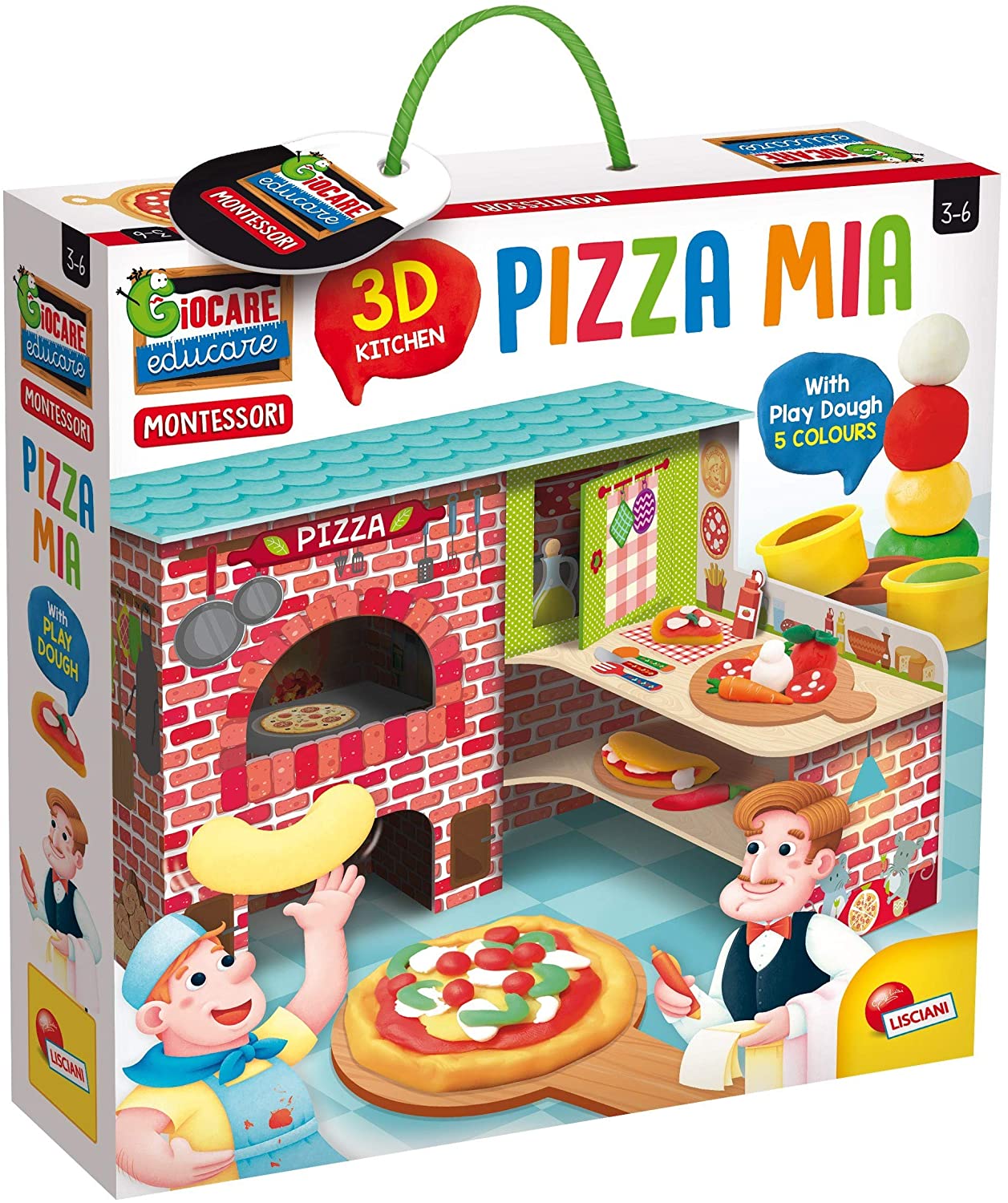 Montessori Pizza 3D + Plasticine