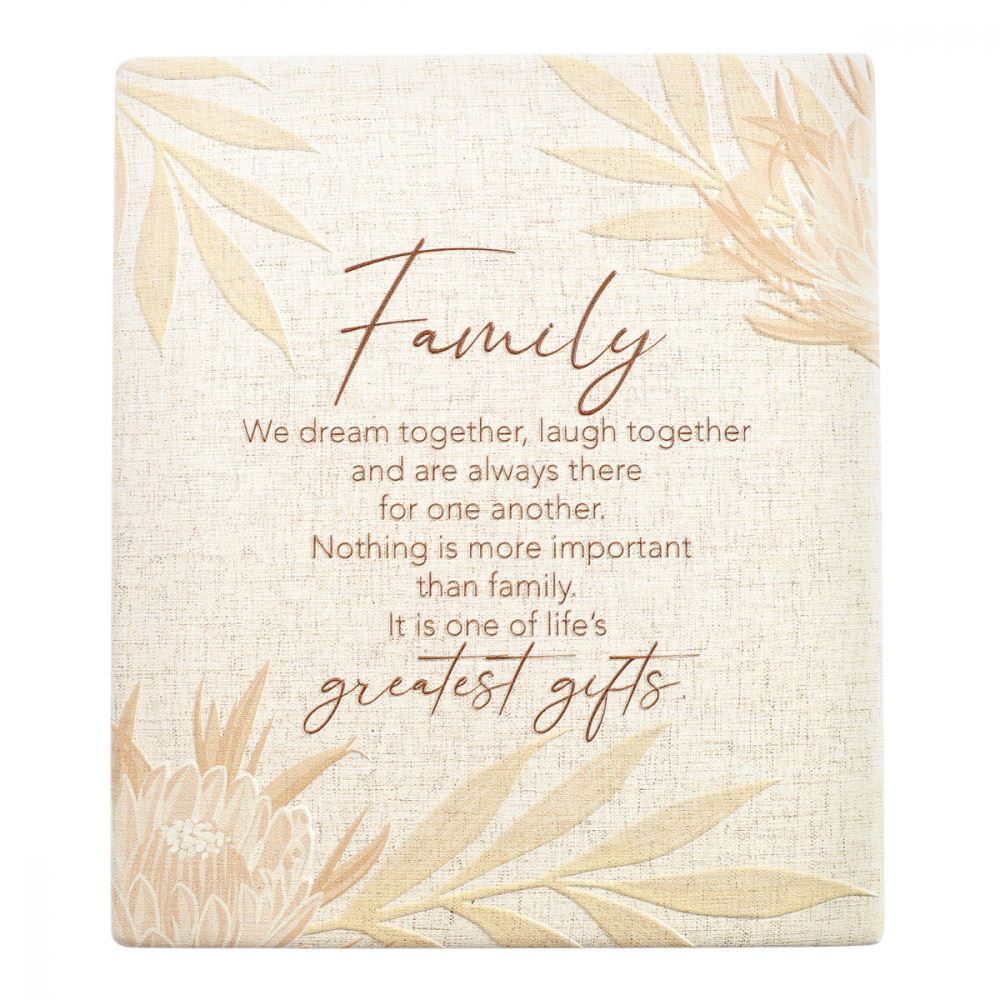 Verse Plaque - Family