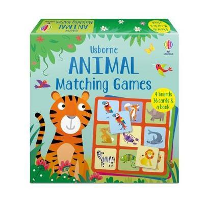 Animal Matching Games And Book