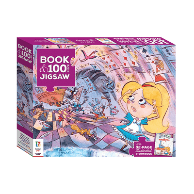 Book & 100Pc Puzzle Alice