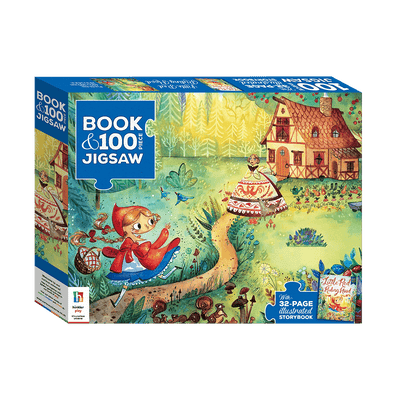 Book & 100Pc Puzzle Little Red