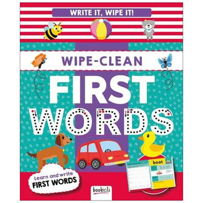 Write It  Wipe It First Words Wipe Clean