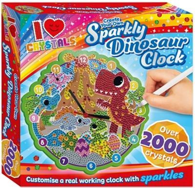  Crystals Create - Your Own Sparkly Dinosaur Clock