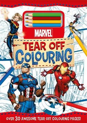 Marvel Tear Off Colouring