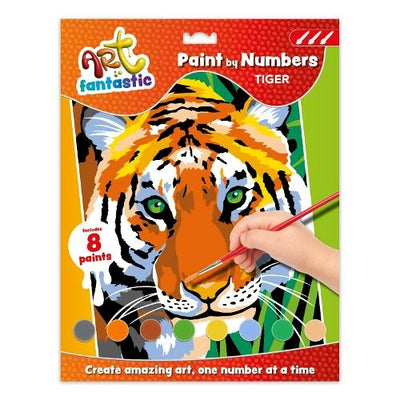 Fantastic Paint By Numbers Tiger