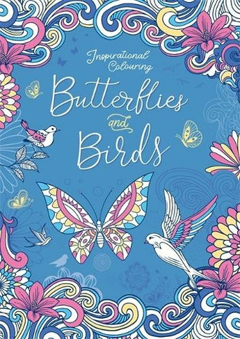 Butterflies And Birds - Adult Colouring Book