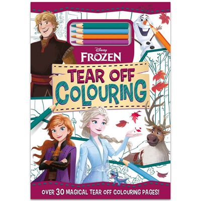 Disney Frozen - Tear Off Colouring