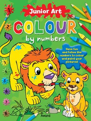 Junior Art - Colour By Numbers - Lion - By Angela Hewitt