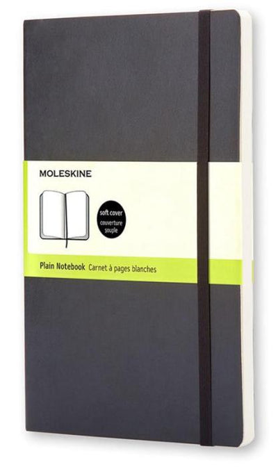 Notebook Plain Black Soft A5