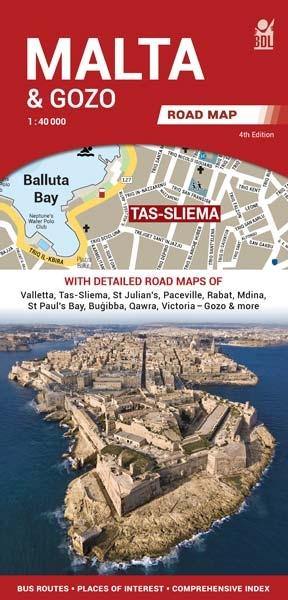 Malta & Gozo Road Map