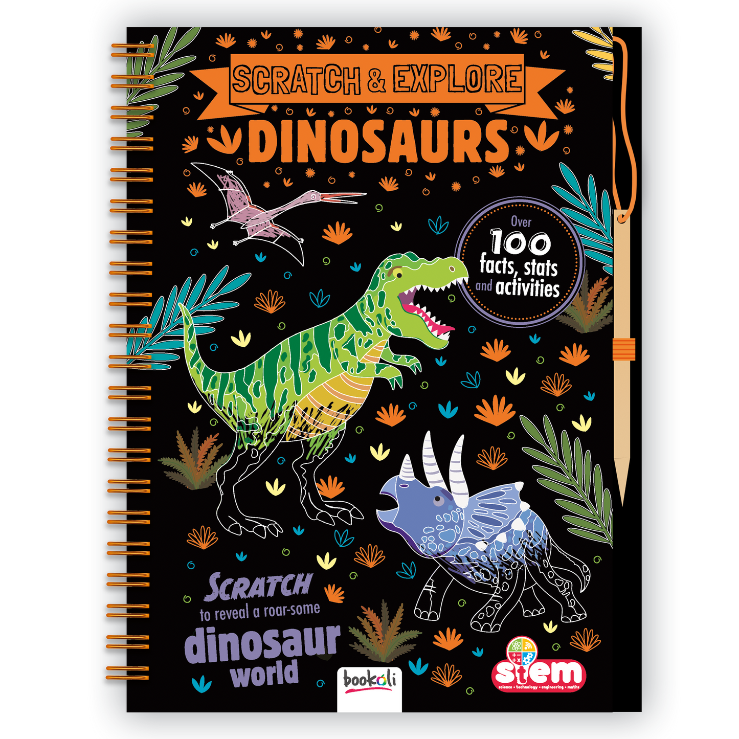 Scratch & Explore Book - Dinosaurs