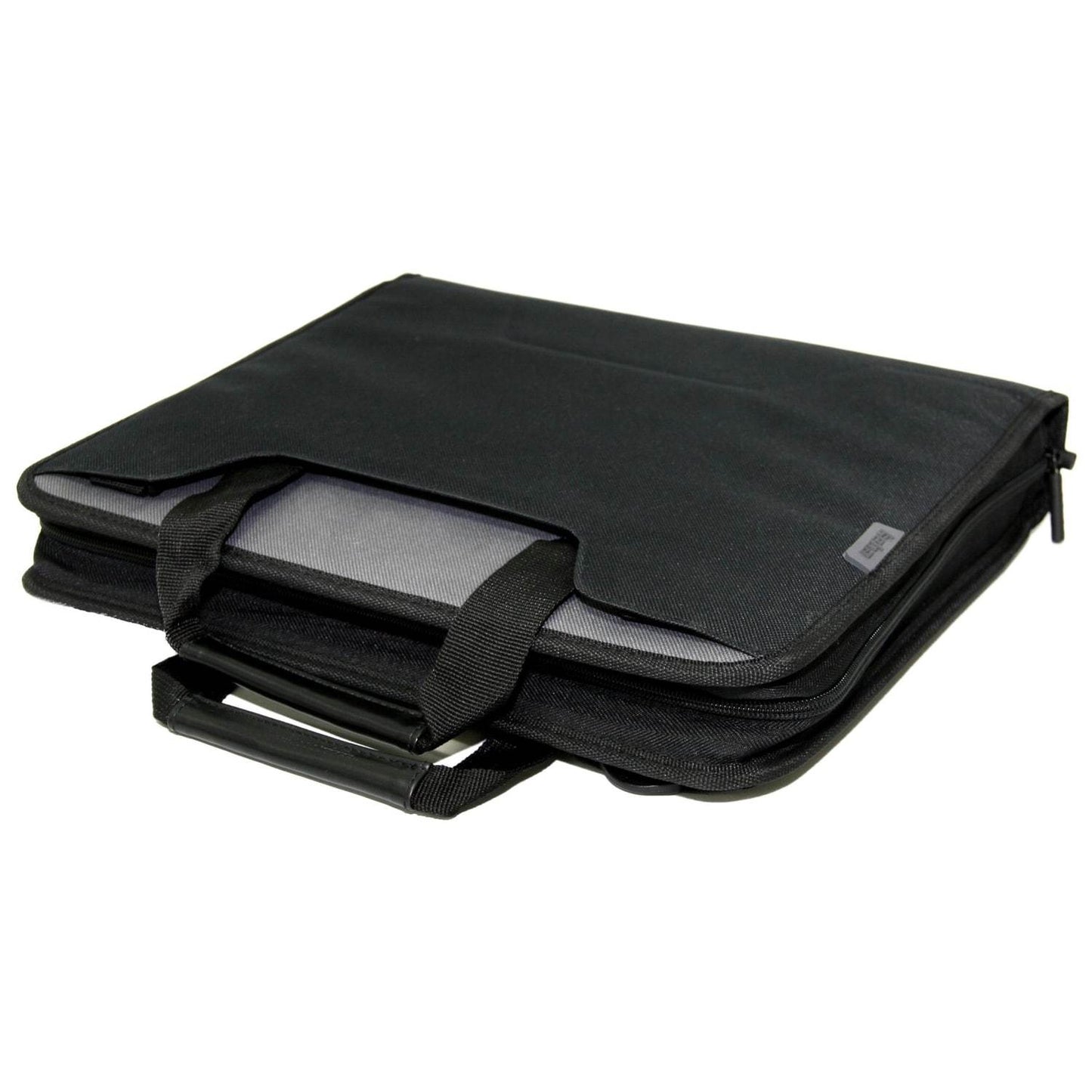 Briefcase With Strap And 4 Ring Binder Black