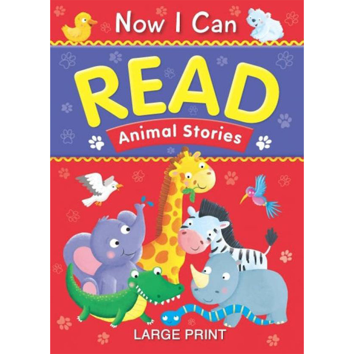 Animal Stories Now I Can Read - Large Print
