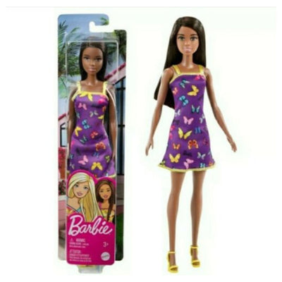 Barbie Casual Doll - Purple Butterfly Dress