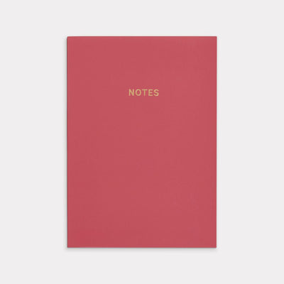 A5 Notebook Colour Block Pink