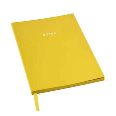 A5 Notebook Colour Block Yellow