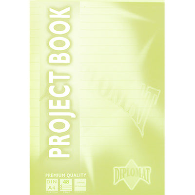 Project Book A4 24 Ruled 24 Colored