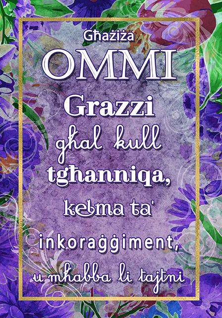 Lill-Għażiża Ommi