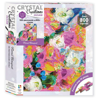Floral Bouquet X500Pcs Jigsaw Puzzle And Over 800Crystals