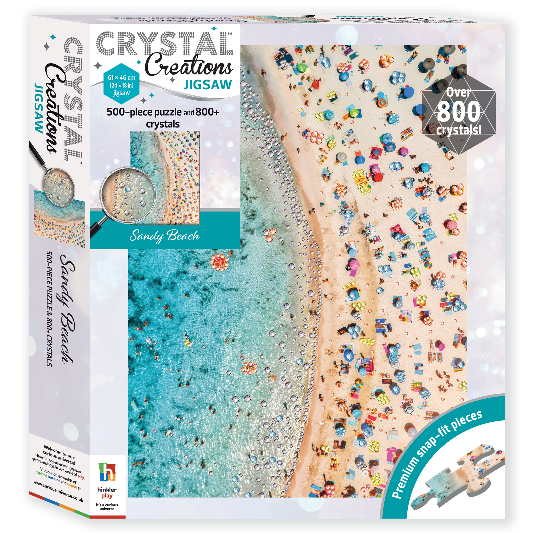 Sandy Beach X500Pcs Jigsaw Puzzle And Over 800Crystals