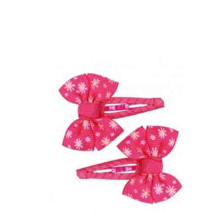 Pink Poppy Hair Clips