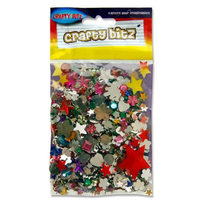 Plastic Jewels - Gemstones Assorted