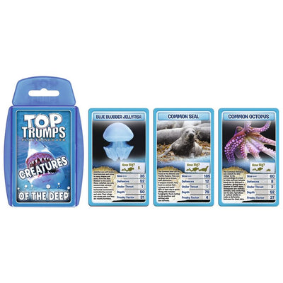 Top Trumps Card Game - Creatures Of The Deep Edition