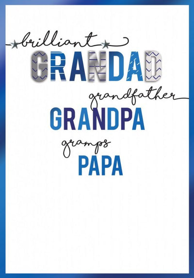 Brilliant Grandad Grandfather Grandpa Gramps Papa