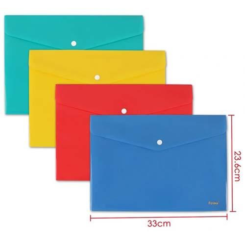 Plastic Envelope A4 Opaque W/ Button