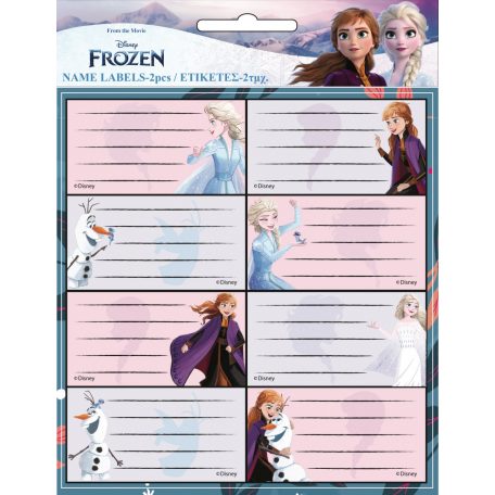 Sticker Labels Frozen 16Pcs