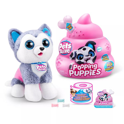 Pets Alive Pooping Puppies Interactive Plush