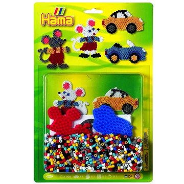 Hama Beads - Mouse And Car X1100Pcs