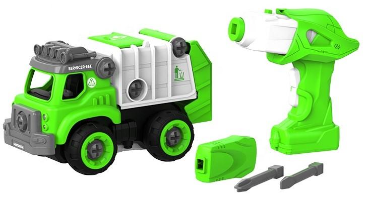 Knocked Down Garbage Truck Battery Operated Drill