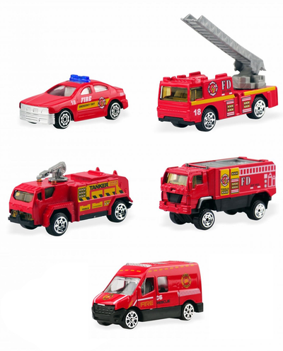 Metal Die-Cast 1:64 Fire Vehicle
