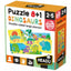 Puzzle 8 + 1 Dinosaurs