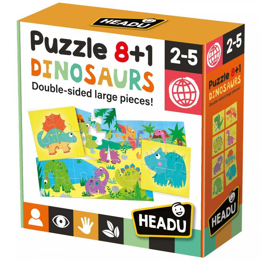 Puzzle 8 + 1 Dinosaurs