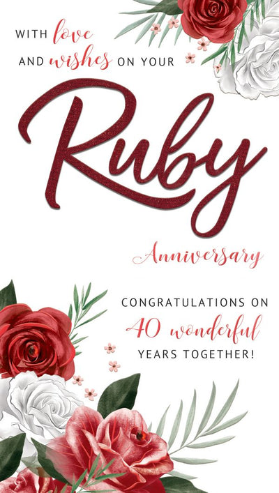 Your Ruby Anniversary 