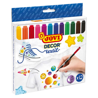 Jovidecor Textile Marker X 12 Ass