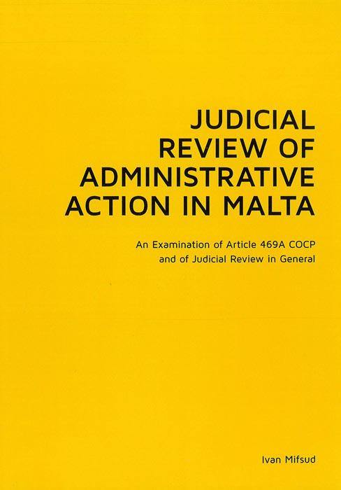 Judical Review Of Administrative Action In Malta