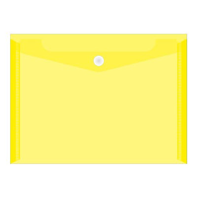 Button A5 Envelope Transparent Yellow