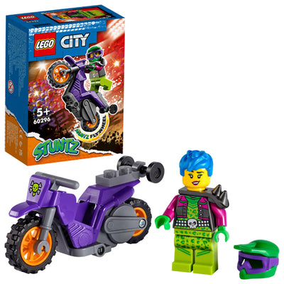 Lego City - Stuntz Wheelie Stunt Bike 60296
