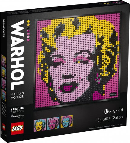 Lego Warhol Marilyn Monroe 3341 Pcs 31197