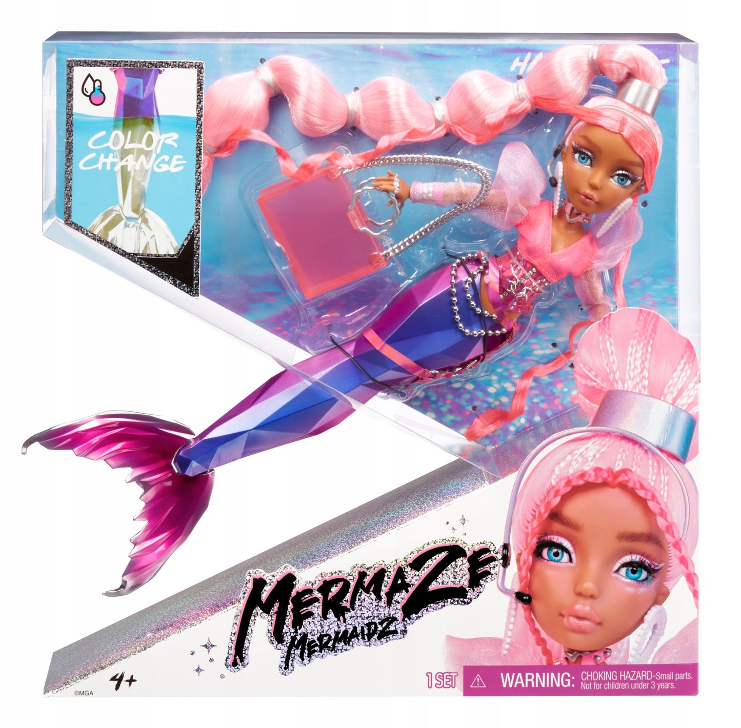 Mermaze Mermaidz Colour Change Harmonique Mermaid Fashion Doll With Accessories