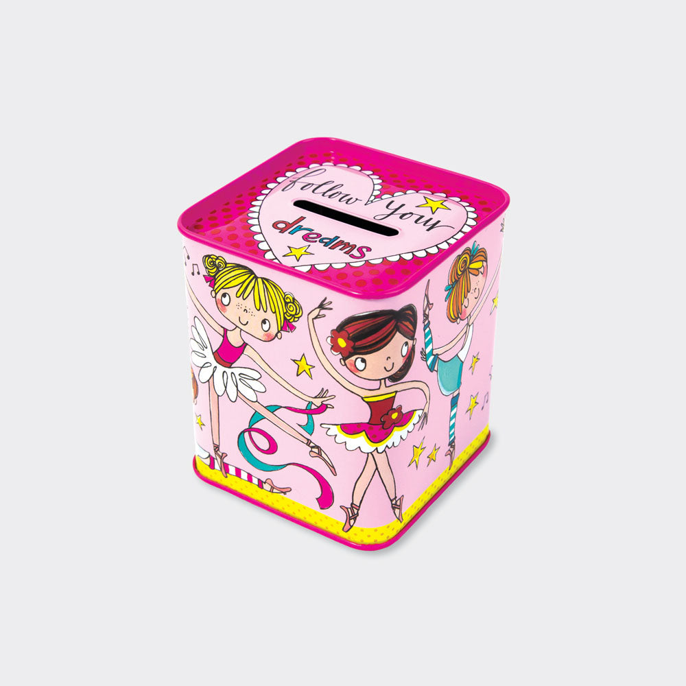 Tin Money Box – Follow Your Dreams
