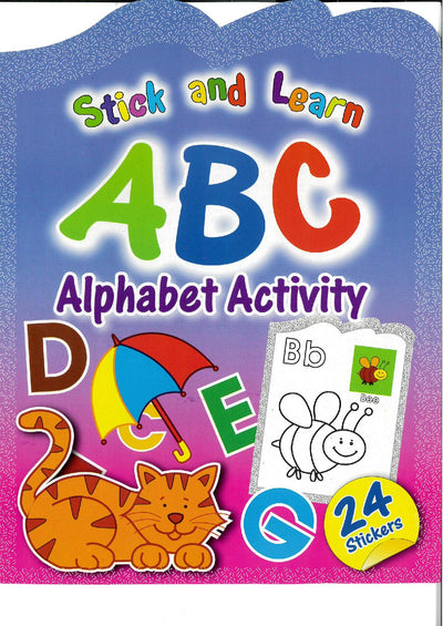 Stick And Learn Abc Alphabet Activity