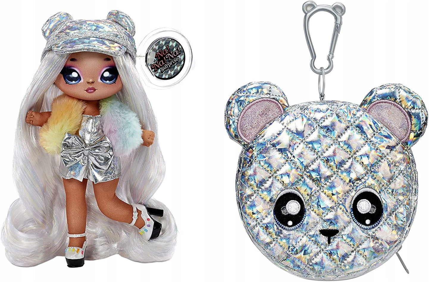 Na!Na!Na! Surprise 2In1 Pom Purse Doll Glam Ari Prism