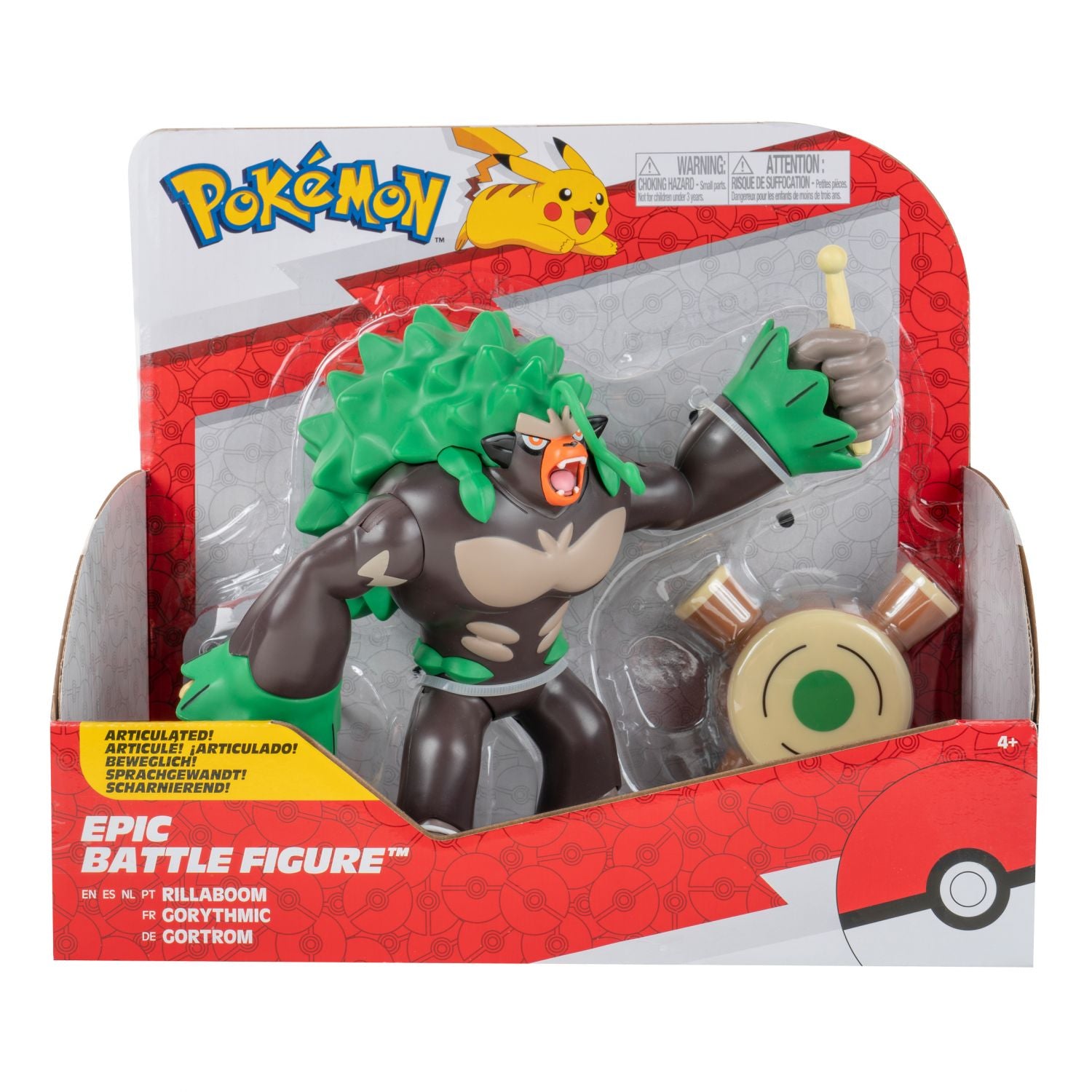 Pokemon Epic Battle Figure Rillaboom 