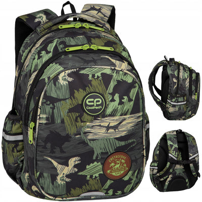 Coolpack Dino Backpack 2 Large Zip Fit A4