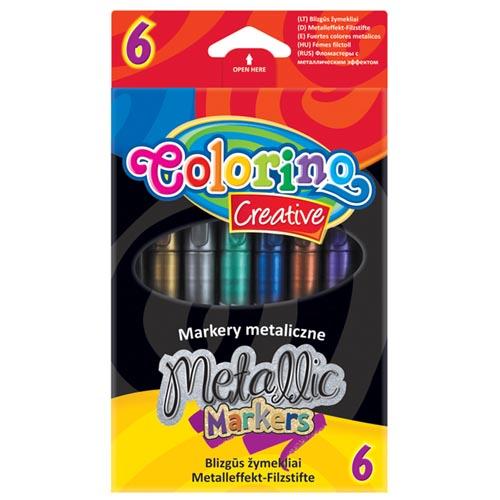Metallic Markers X6 Colours