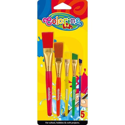 Paint Brushes Acrylic Jumbo X 5 Pcs